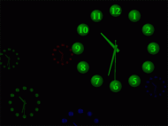 FD Moving Clock Screensaver screenshot